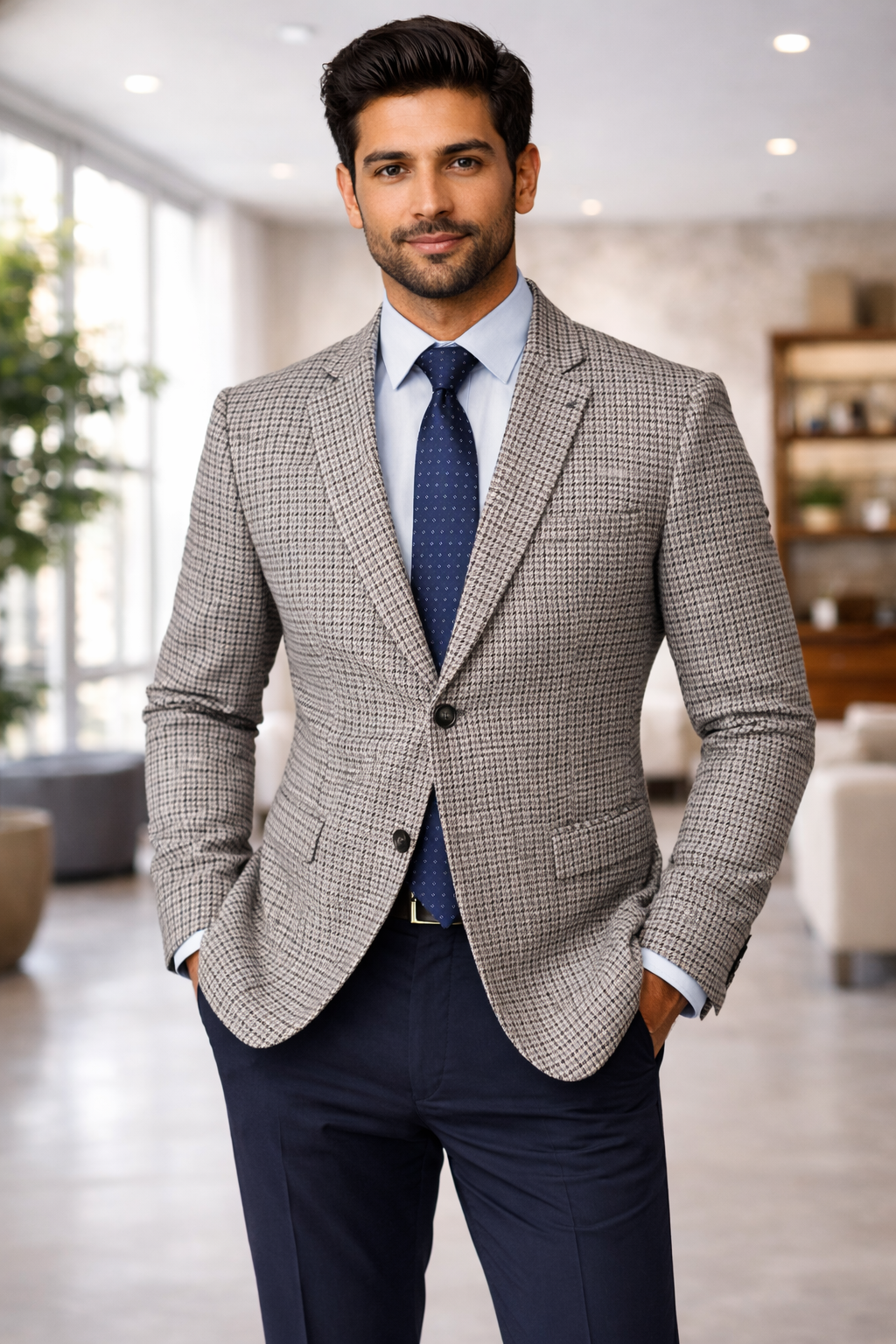 Men’s Winter Blazer – Warm, Stylish & Tailored for Perfection