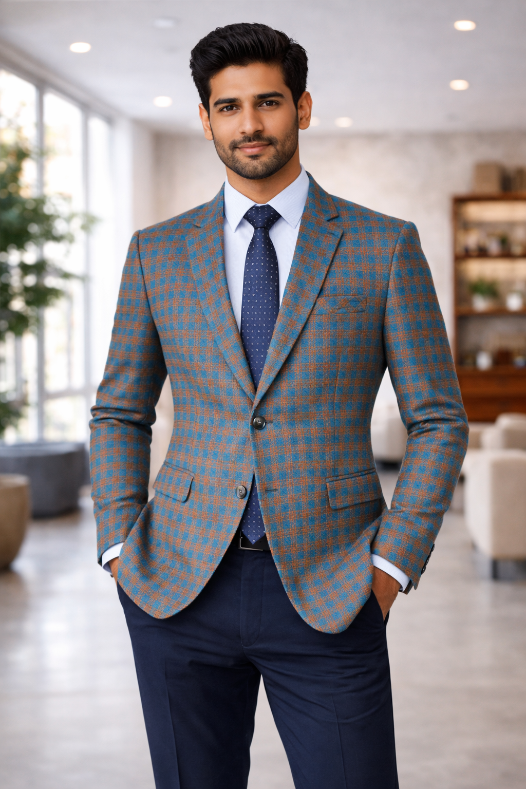 Men’s Winter Blazer – Warm, Stylish & Tailored for Perfection
